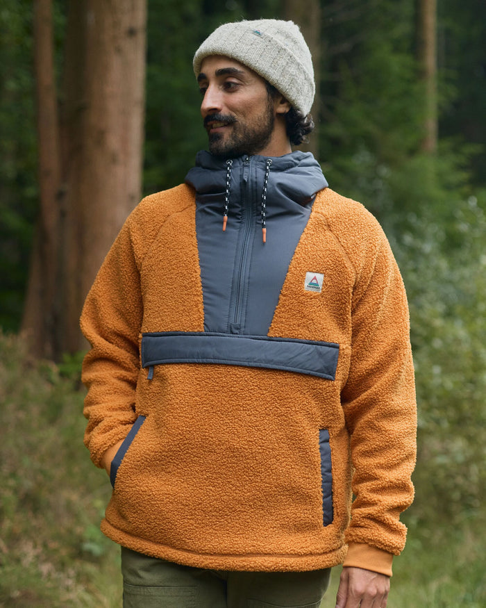 Woodland Polar-lined Sherpa Fleece - Retro Orange